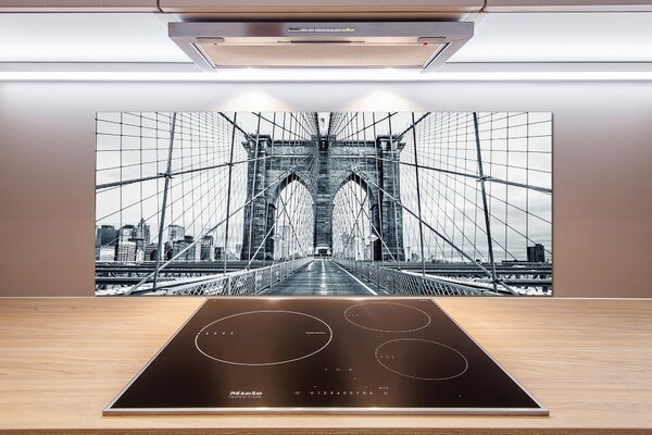 Panou sticla securizata bucatarie Podul Brooklyn