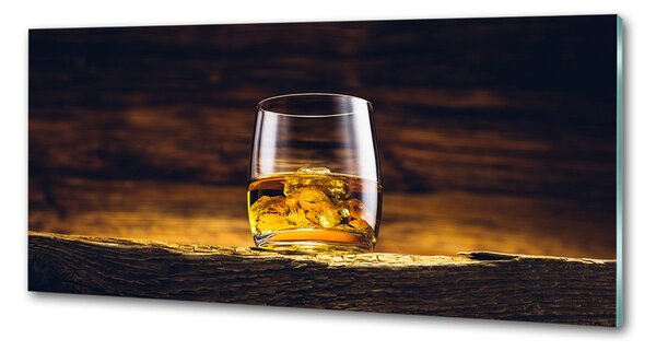 Sticlă pentru bucătărie Bourbon într-un pahar
