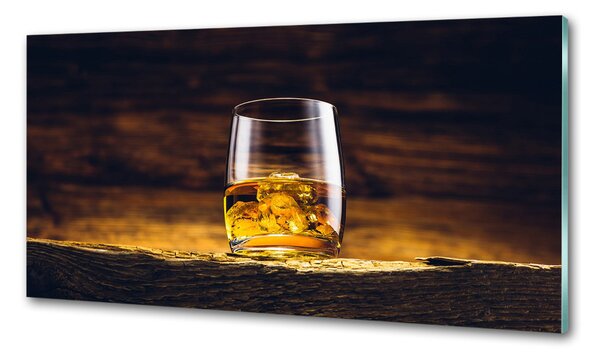 Sticlă pentru bucătărie Bourbon într-un pahar