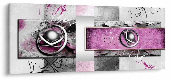 Tablou abstracție (120x50 cm)