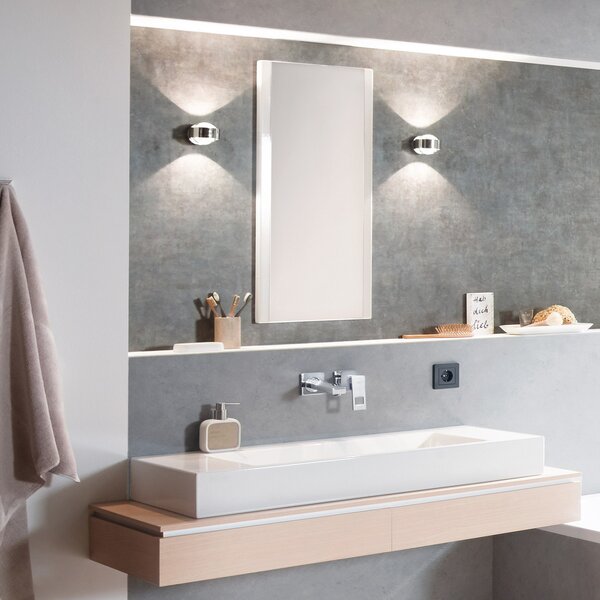 Top Light Puk Mini Wall LED 2x8W Lentile clare, cromat, reglabil, Metalic, Camera de zi / sufragerie, Metal, Design