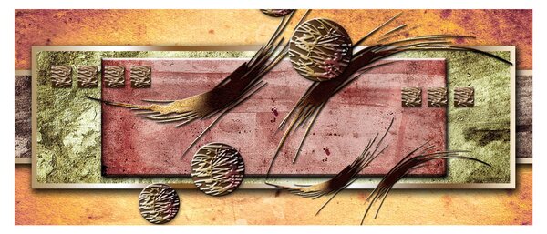 Tablou abstract (120x50 cm)