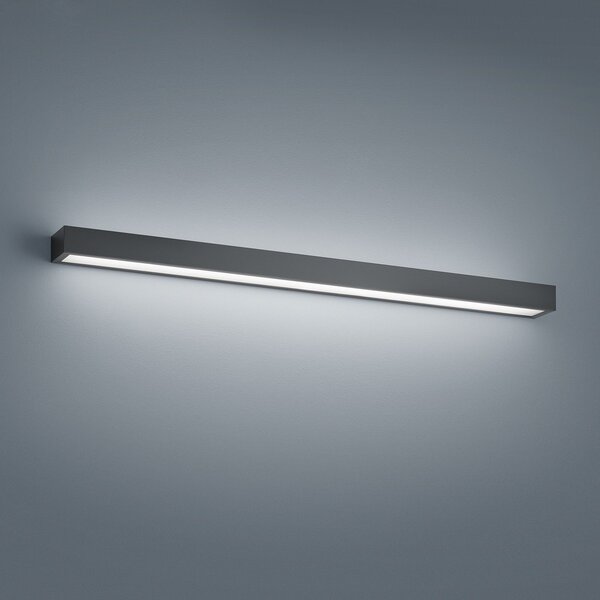 Helestra Theia LED LED, negru mat 90 cm, Negru, Baie, Metal, Modern