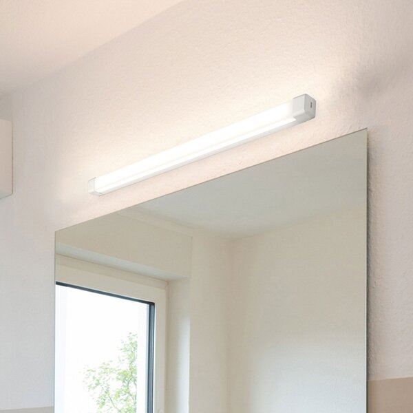 RZB Baleva LED cu de perete IP44 lățime 60cm 10W, Alb, Baie, Plastic, Modern