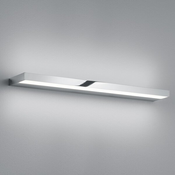 Helestra Slate LED, cromat, 60 cm, Metalic, Baie, Metal, Modern