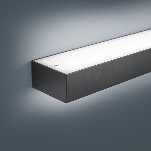 Helestra Theia LED LED, negru mat 90 cm, Negru, Baie, Metal, Modern