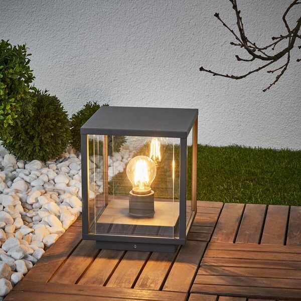 Lampă de Exterior Lucande, Annalea, reglabil, Negru, Terasă, Metal, Modern
