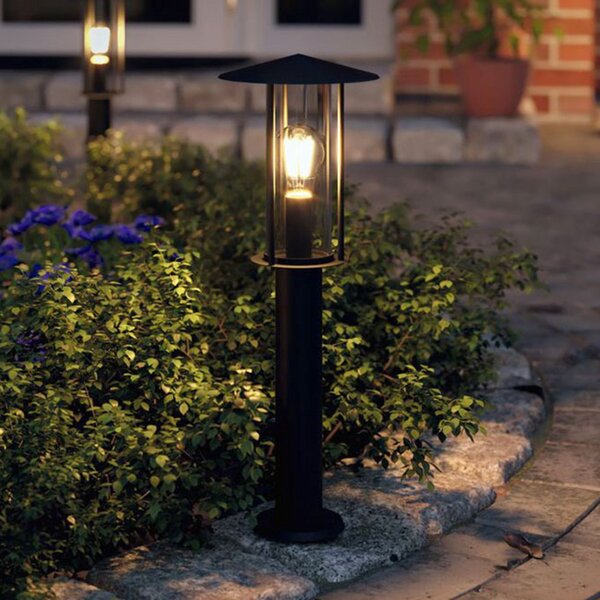 Paulmann Lampă cu soclu Classic din metal, reglabil, Negru, Metal, Modern, Felinar