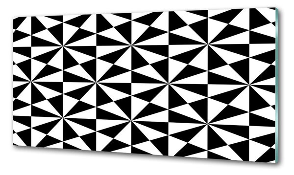 Panou sticlă decorativa bucătărie fundal geometrică