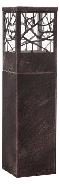Brilliant Lampă cu piedestal Whitney, de culoare rugină, reglabil, Maro / Rugină, Metal, Mediterană