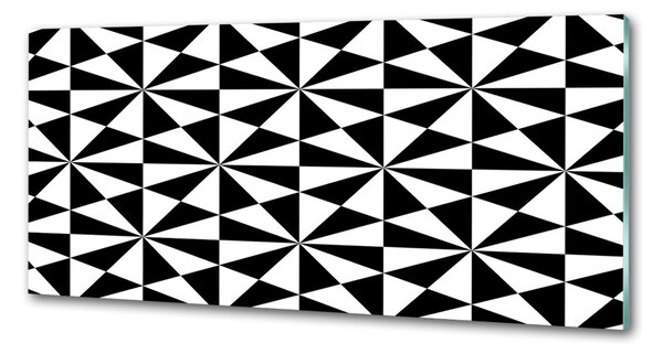 Panou sticlă decorativa bucătărie fundal geometrică