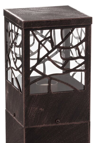 Brilliant Lampă cu piedestal Whitney, de culoare rugină, reglabil, Maro / Rugină, Metal, Mediterană
