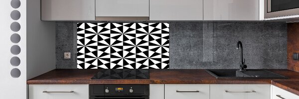 Panou sticlă decorativa bucătărie fundal geometrică