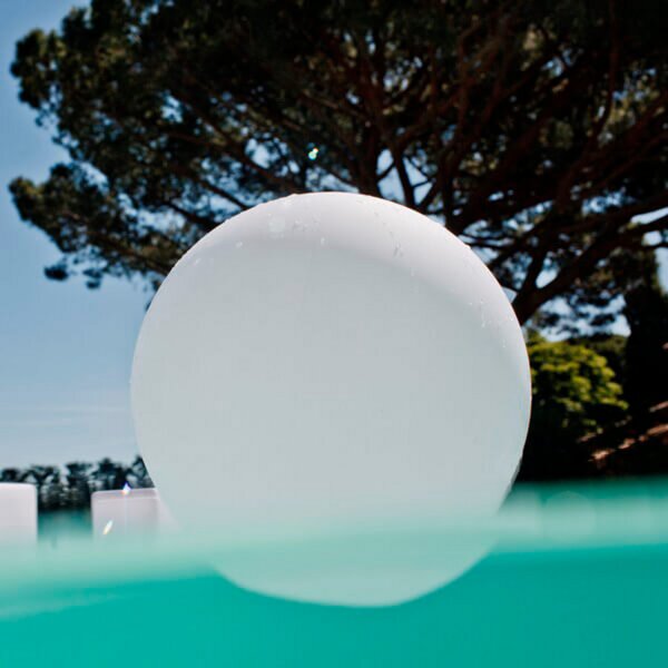 Smart&Green Globe - lampă plutitoare de decor cu LED-uri, reglabil, Alb, Plastic, Modern