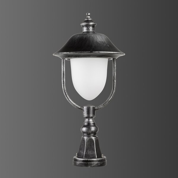LCD Lampă cu soclu 1156, negru/argintiu, reglabil, Negru, Metal, Antichitate