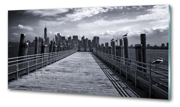 Sticlă pentru bucătărie New York panorama
