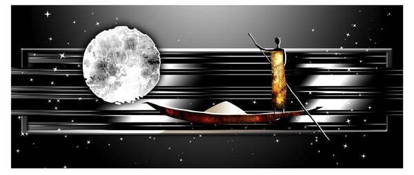Tablou cu pictură epochală străveche (120x50 cm)