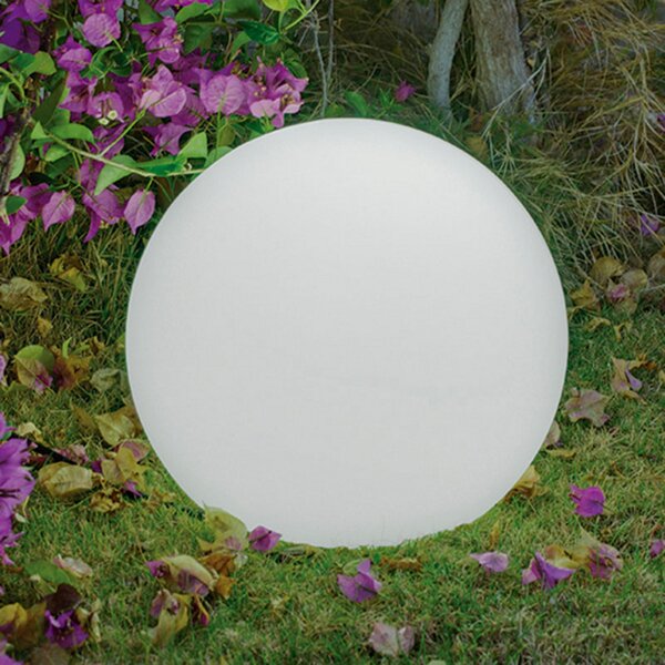 Newgarden Buly glob de podea, Ø 20 cm, Alb, Plastic, Modern