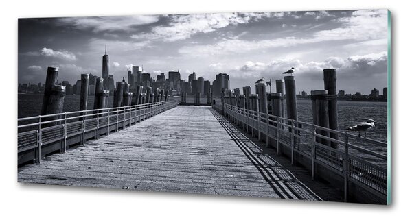 Sticlă pentru bucătărie New York panorama