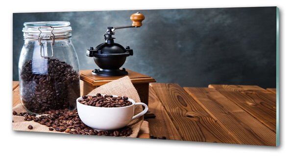 Panou sticlă bucătărie Râșniță de cafea