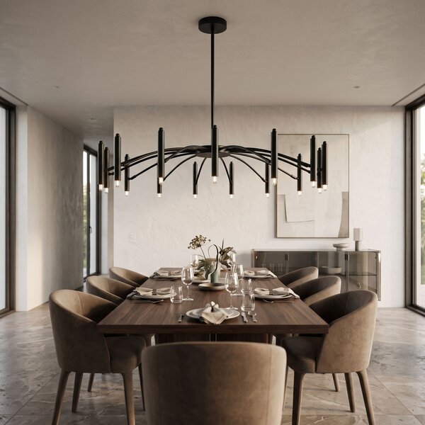 Lampa APP1196-15CP Black