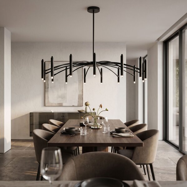 Lampa APP1196-15CP Black