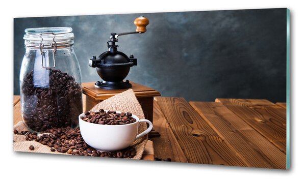 Panou sticlă bucătărie Râșniță de cafea