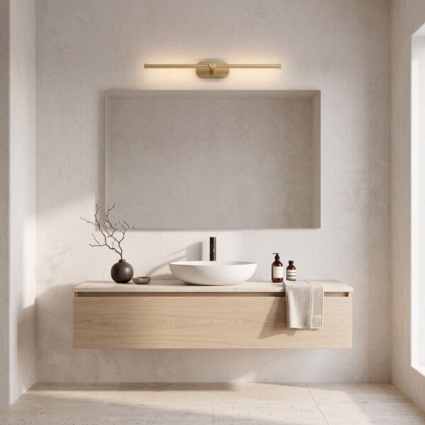 Aplică LED pentru baie APP1893-1W 60 cm BRUSH GOLD