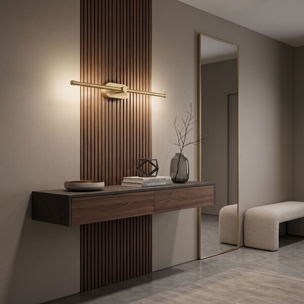 Aplică LED pentru baie APP1893-1W 60 cm BRUSH GOLD