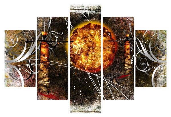 Tablou cu pictură epochală străveche (150x105 cm)