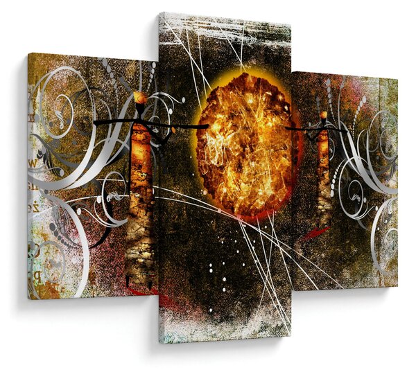 Tablou cu pictură epochală străveche (90x60 cm)
