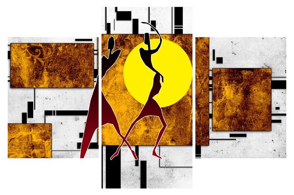 Tablou cu pictură epochală străveche (90x60 cm)
