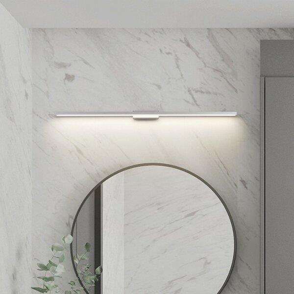 Lampă de perete Lindby, Alenia, Metalic, Baie, Aluminiu, Modern