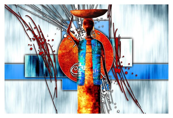 Tablou picturii persoanei străveche (90x60 cm)