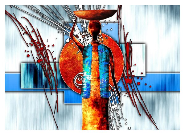 Tablou picturii persoanei străveche (70x50 cm)
