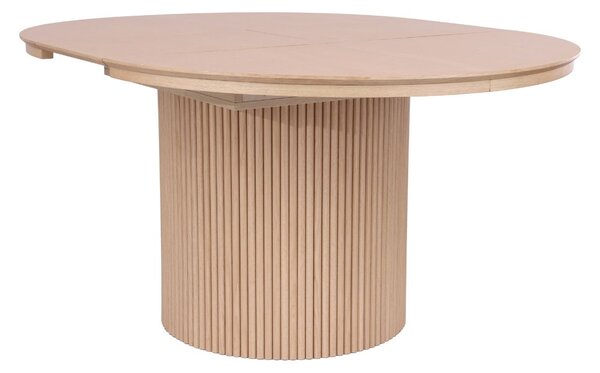 Masă rotundă extensibilă Sorrento (120-160 cm), stejar natural