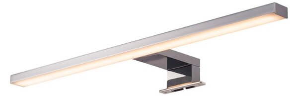 SLV Dorisa LED cu clemă de perete lățime 50cm cromat, Metalic, Baie, Metal, Modern