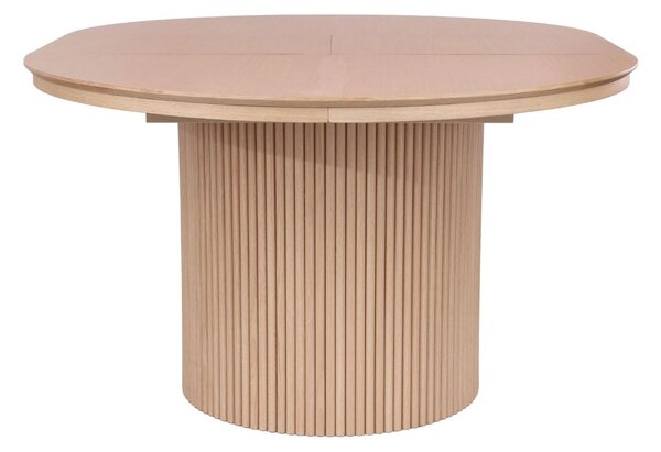 Masă rotundă extensibilă Sorrento (120-160 cm), stejar natural