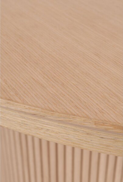 Masă rotundă extensibilă Sorrento (120-160 cm), stejar natural