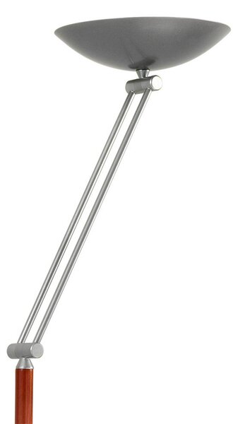 Aluminor Lumină de plafon cu LED-uri Lib V, reglabilă pe înălțime, argintie, reglabil, Lemn, Camera de zi / sufragerie, Metal, Modern