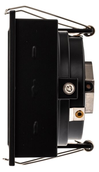 FARO BARCELONA Lampă încastrată Hyde, 2 becuri pivotantă pe negru, reglabil, Negru, Hol, Metal, Modern