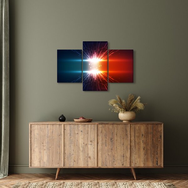 Tablou abstract cu glonț activ (90x60 cm)