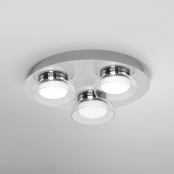 LEDVANCE SMART+ WiFi Orbis Wall Round, Ø 30 cm, reglabil, Metalic, Baie, Metal, Modern