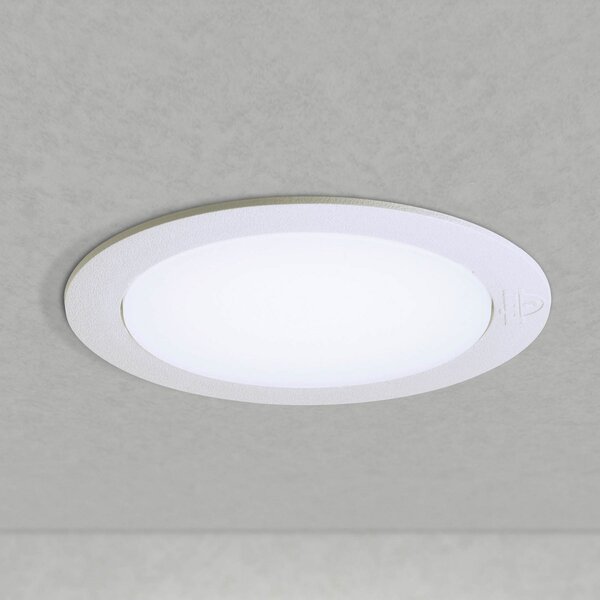 Fumagalli LED downlight Teresa 160, GX53, CCT, 10W, alb, Alb, Baie, Plastic, Modern, Plafon încastrat