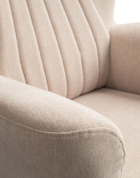 Fotoliu cu urechi Wingback Tulle1