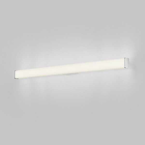 Helestra LED de perete Alla IP44 120cm cromat pentru baie, Metalic, Baie, Plastic, Modern