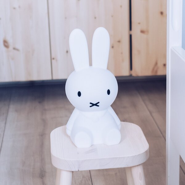 Mr Maria Miffy lampă reîncărcabilă First Light, 30 cm, reglabil, Alb, Camera copiilor, Plastic
