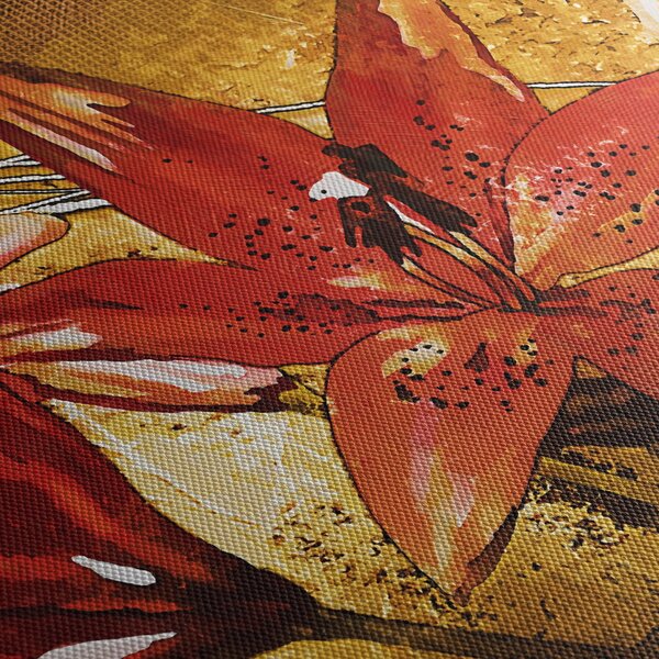 Tablou cu flori de crini (90x60 cm)