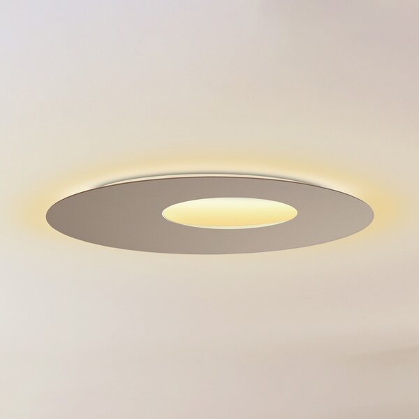 Escale Blade Open LED wall light taupe Ø 59 cm, reglabil, Bej, Camera de zi / sufragerie, Metal, Modern