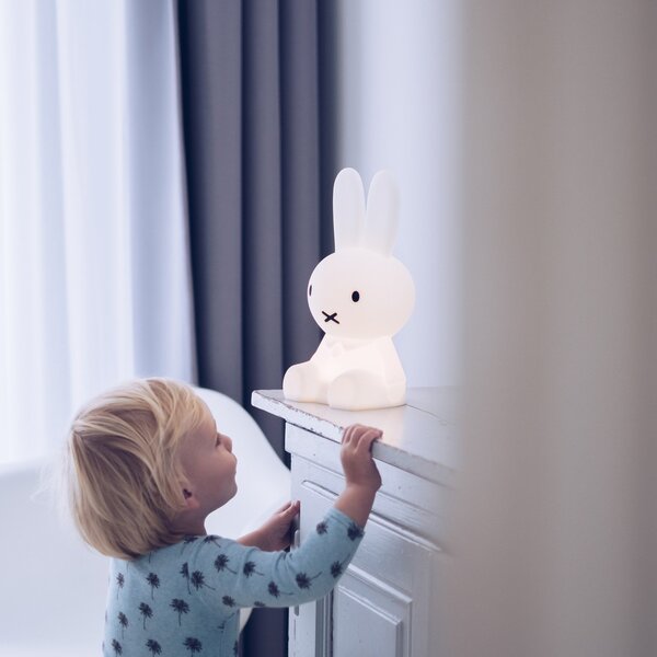 Mr Maria Miffy lampă reîncărcabilă First Light, 30 cm, reglabil, Alb, Camera copiilor, Plastic